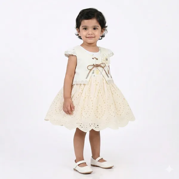 Cute_Yellow_Dress_with_Pants_Set