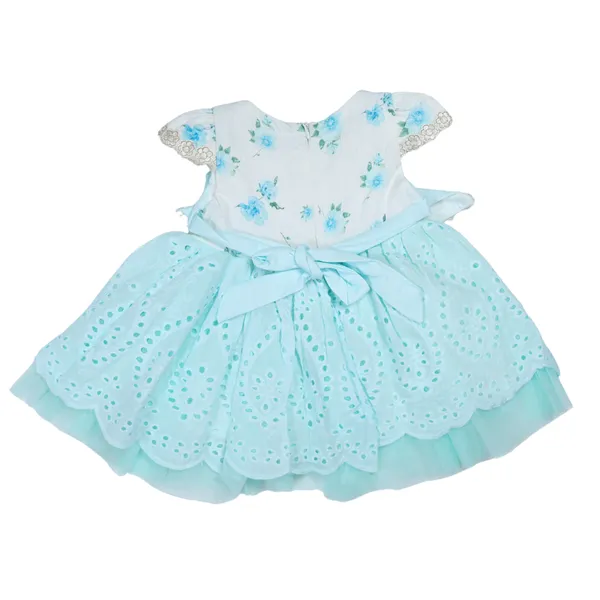 Sky_blue_dress_with_pants_set