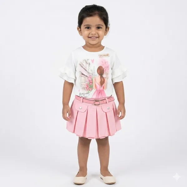 Skirt_T_shirt_Set