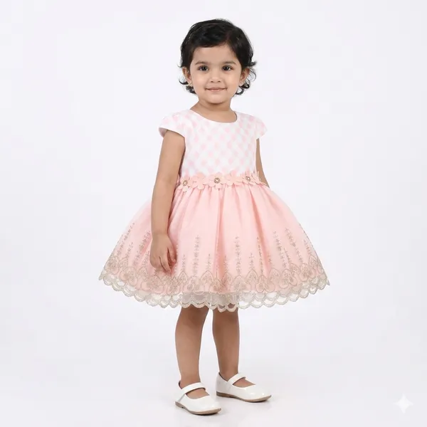 Pink_Cotton_Dress_Set