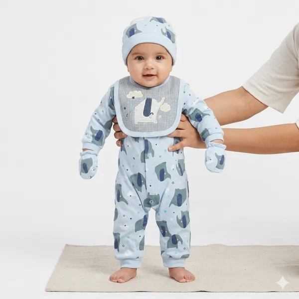 Blue-Printed_Sleepsuit_Set