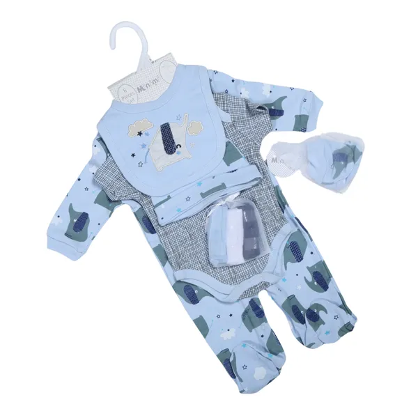 Blue-Printed_Sleepsuit_Set