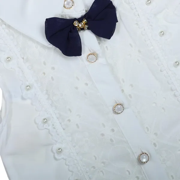 Sky_Blue_Tosilite_Nautical_Style_Dress_Set,_Lace_Blouse_With_Pleated_Skirt,_Gold_Belt