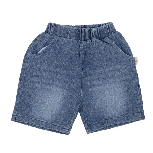 Blue_Tie-Dye_T-Shirt_And_Denim_Shorts_Set,_Blue,_Summer_Casual_Wear