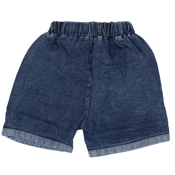 Brown_Bunny_Print_T-Shirt_And_Denim_Shorts_Set,_Casual_Wear