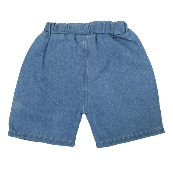 Multicolour_Striped_T-Shirt_And_Denim_Shorts_Set,_And_Stripes,_Collar,_Teddy_Bear_Design