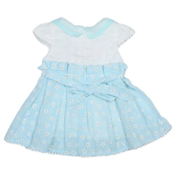 Sky_Blue_Party_Dress_With_Ruffled_Bodice,_Houndstooth_Skirt,_Lace_Trim_And_Tulle_Layer,_Set