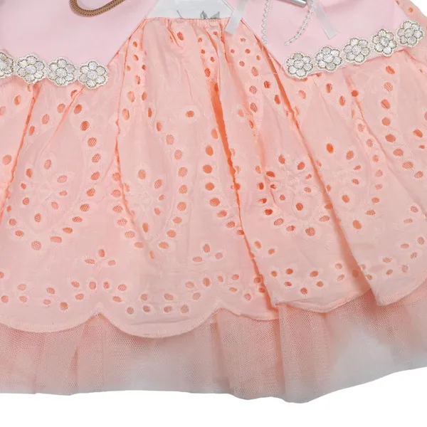 Pink_Tosilite_Pink_Eyelet_Lace_Dress_With_Floral_Trim_And_Leggings_Set,_Tulle_Laye