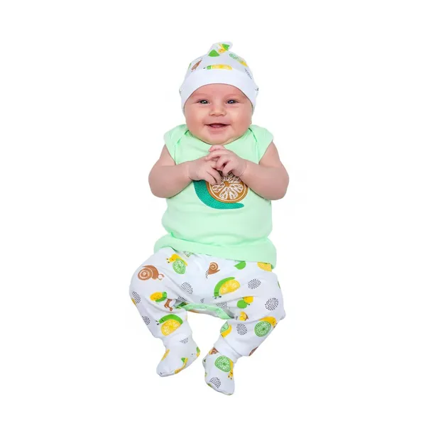 Mint_Green_Tonsillite_8-Piece_Clothing_Set,_0-3_Months,_Mint_With_Snail_Design,_Floral_Print