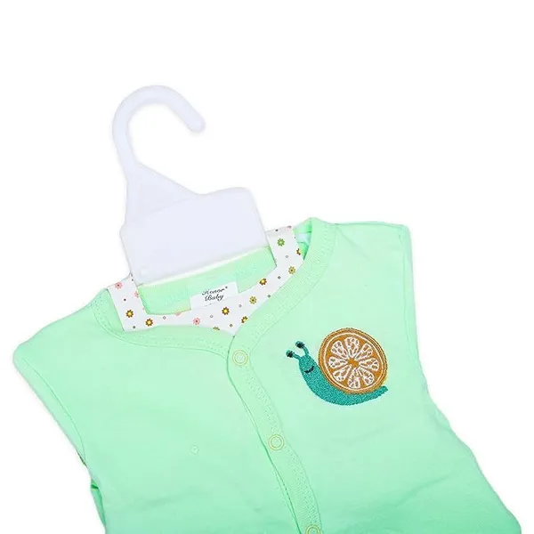 Mint_Green_Tonsillite_8-Piece_Clothing_Set,_0-3_Months,_Mint_With_Snail_Design,_Floral_Print