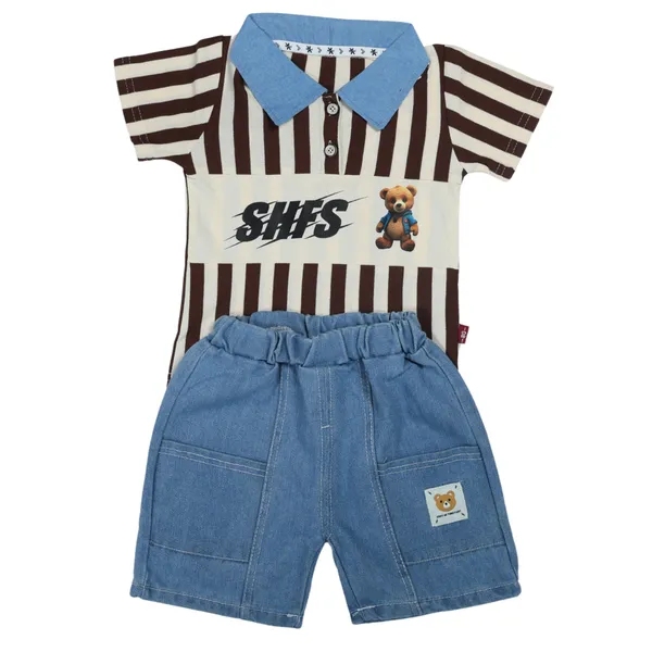 Printed_T-Shirt_And_Shorts_Set