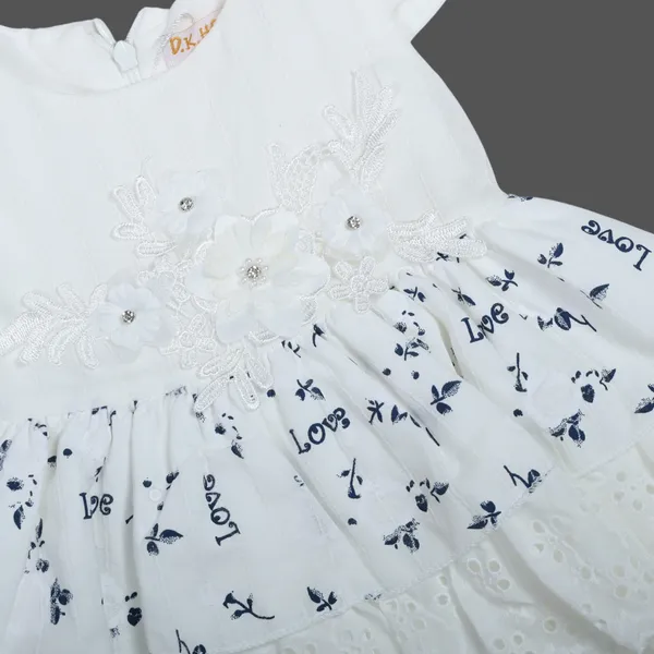 White_printed_Dress