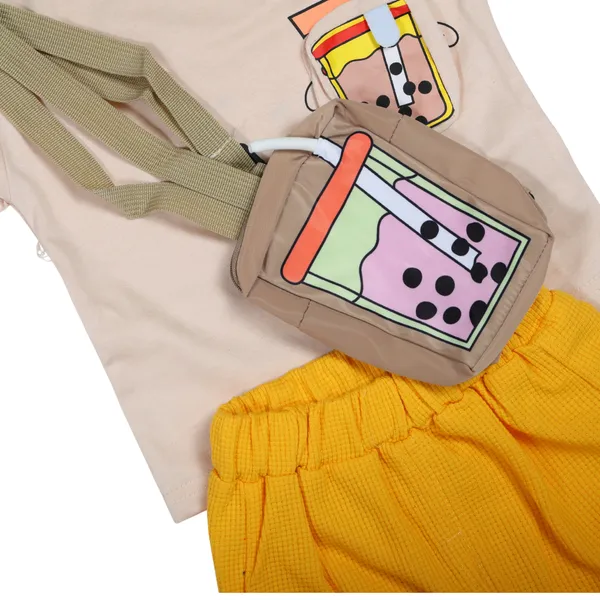 Kids_Cute_CoffeeT_Shirt_and_Shorts_with_Bag_Set_1-6_Years