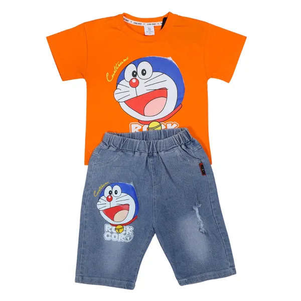 Doreamon_T_shirt_and_Shorts_Set