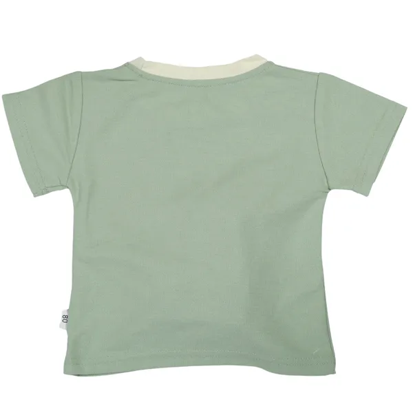 Dudu_Kids_Green_and_beige_T-Shirt_And_Shorts_Set_1-6_Years_kids