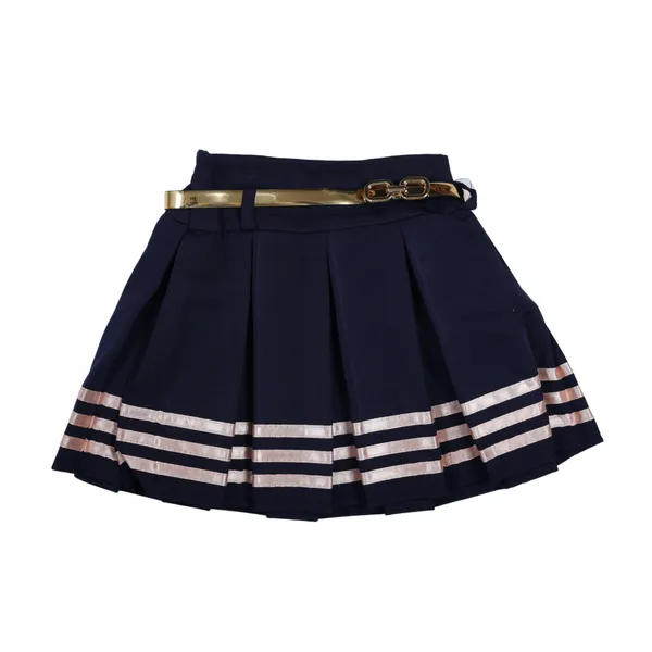 Pink_Lace_Blouse_And_Pleated_Skirt_Set_With_Bow_Detail,_Gold_Belt