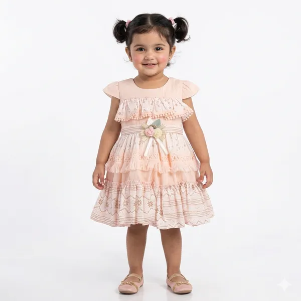 Frock_With_Leggings_High_Quality_for_1-6_Years_Kids