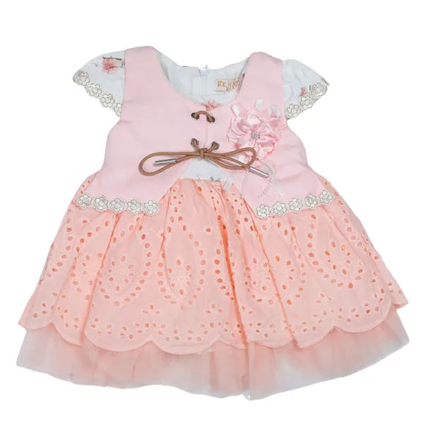 Peach_Dress_with_Pants_Set