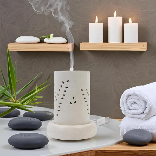 Handicrafts_Aroma_Ceramic_Diffuser_Burner_In_Glass_Shape_With_Sandalwood_Oil_(Arm-Glass)
