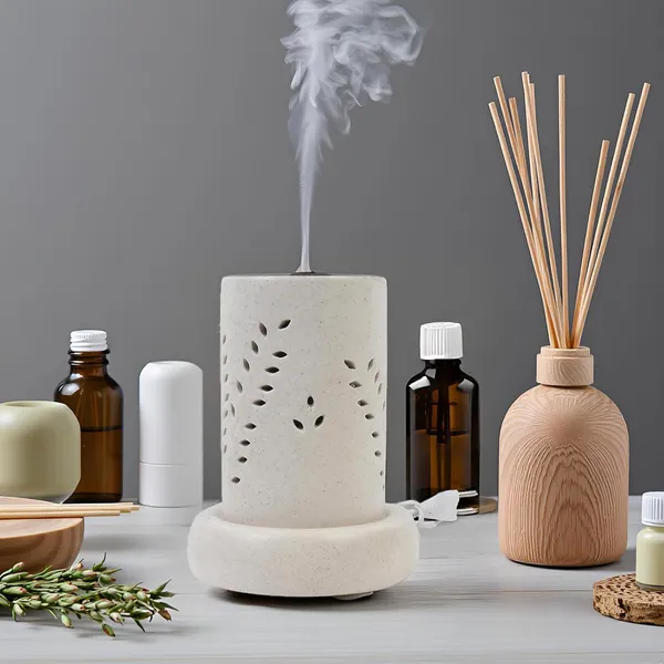 Handicrafts_Aroma_Ceramic_Diffuser_Burner_In_Glass_Shape_With_Sandalwood_Oil_(Arm-Glass)
