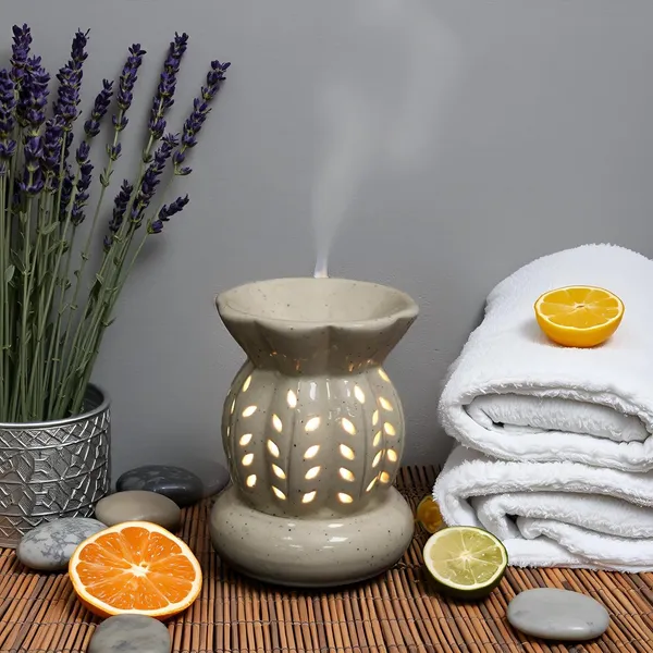 Electric_Aroma_Diffuser/Burner_&_Matki_Shape_Electric_Ceramic_Aroma_Oil_Diffuser_|_Electric_Diffuser_Burner_With_Oil_For_Room/Office/Home_Decor(Arm-Khbj)