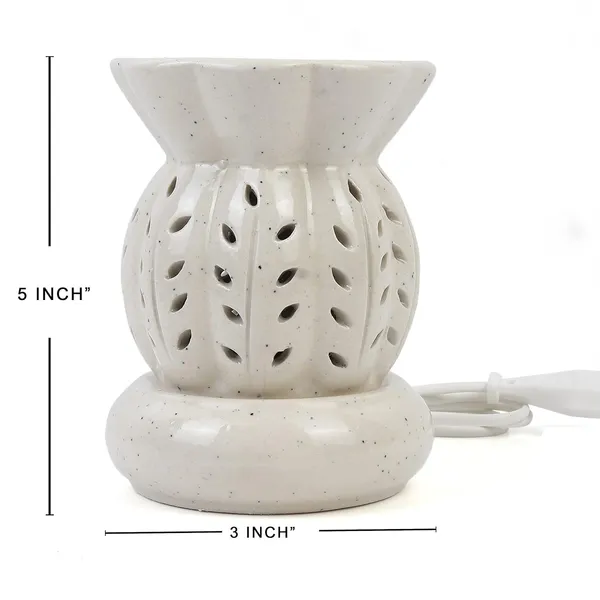 Electric_Aroma_Diffuser/Burner_&_Matki_Shape_Electric_Ceramic_Aroma_Oil_Diffuser_|_Electric_Diffuser_Burner_With_Oil_For_Room/Office/Home_Decor(Arm-Khbj)