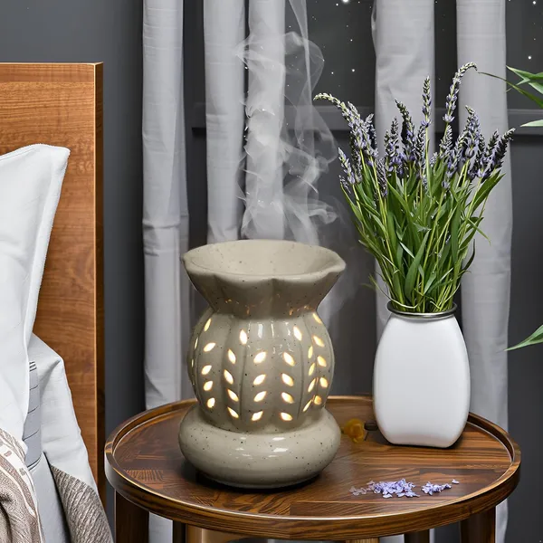 Electric_Aroma_Diffuser/Burner_&_Matki_Shape_Electric_Ceramic_Aroma_Oil_Diffuser_|_Electric_Diffuser_Burner_With_Oil_For_Room/Office/Home_Decor(Arm-Khbj)