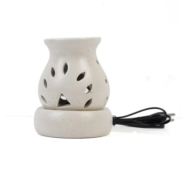 Handicrafts_Electric_Aroma_Diffuser/Burner_&_Matki_Shape_Electric_Ceramic_Aroma_Oil_Diffuser_|_Electric_Diffuser_Burner_With_Oil_For_Room/Office/Home_Decor_(Arm-Lmp)