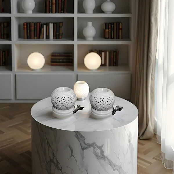 Handicrafts_Electric_Aroma_Diffuser/Burner_|_Matki_Shape_Electric_Ceramic_Aroma_Oil_Diffuser_|_Electric_Diffuser_With_Electric_Bulb_And_Sandalwood_Oil_For_Room/Office/Home_Decor(Arm-Mb2)