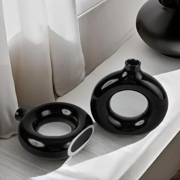 Kreative_Homes_Ceramic_Donut_Shape_Vases_With_Unique_Quality_For_Home_Decor,_Center_Table,_Flowers_Pot,_Bedroom_Side_Corners_|_Planter_|_Flower_Pot_|_Ring_Shape_Planter_(Pack_Of_2)