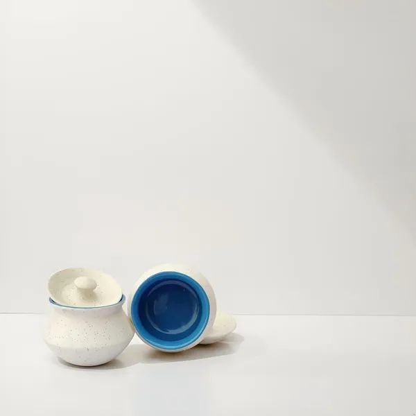 White_Matte_Ceramic_Serving_Pot_|_Dahi_Handi_|_Biryani_Handi_With_Lid_|_Elegant_Dining_Table_&_Kitchen_Pot_(Set_Of_2,_Random_Multi-Color_Interior)