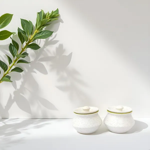 White_Matte_Ceramic_Serving_Pot_|_Dahi_Handi_|_Biryani_Handi_With_Lid_|_Elegant_Dining_Table_&_Kitchen_Pot_(Set_Of_2,_Random_Multi-Color_Interior)