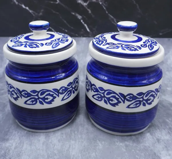 Ceramic_Jars_With_Lid_Multipurpose_Barni_For_Chutney,_Pickle_Jar_Storage_Container,_Dining_Table_Container_Set(Pack_Of_2,_1200_Grams)