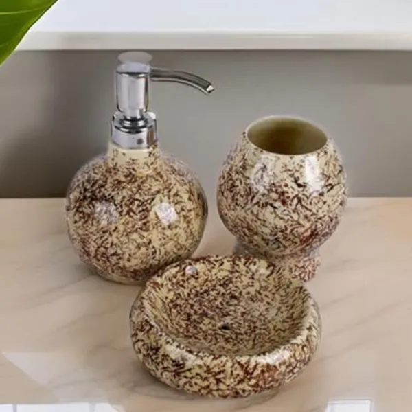 Ceramic_Bathroom_Accessory_Set_|_Brown_Modern_Polished_Soap_Dispenser,_Soap_Dish,_Tumbler