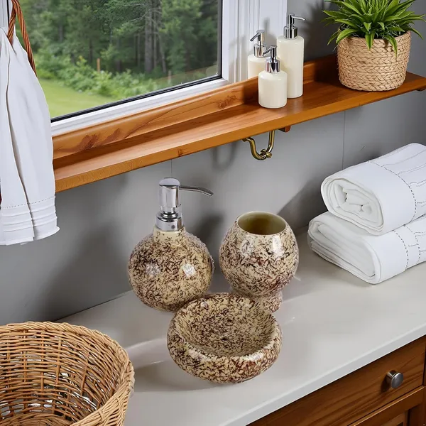 Ceramic_Bathroom_Accessory_Set_|_Brown_Modern_Polished_Soap_Dispenser,_Soap_Dish,_Tumbler