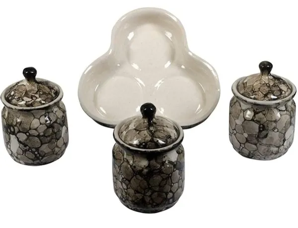 _Ceramic_Jars_With_Lid_And_Holding_Tray_|_Multipurpose_Barni_For_Chutney,_Pickle,_Spice,_&_Ketchup_|_Storage_Container_|_Dining_Table_Container_Set(Pack_Of_3,_Grey)