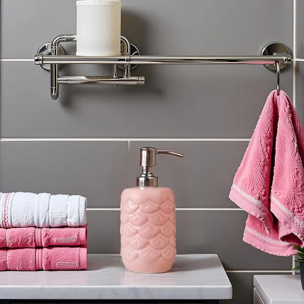 Ceramic_Bathroom_Accessories_Set_And_Organization_|_Liquid_Soap_Dispenser_Soap_Dish_Toothbrush_Holder_And_Tumbler_|_Soap_Dish_(Set_Of_1,_Pink)_Bath-Pink