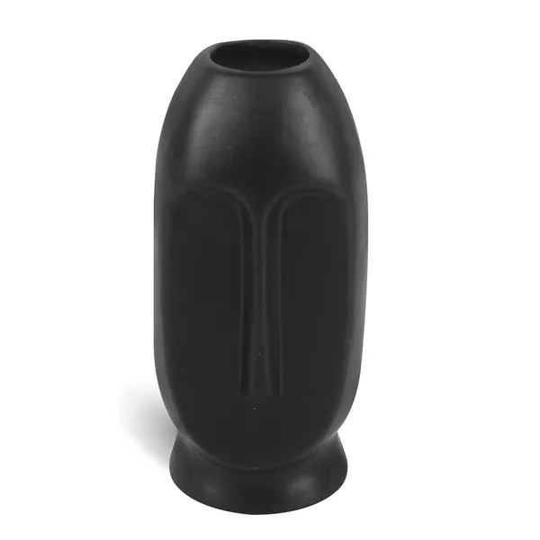 Handicrafts_Black_Bottle_Shape_Ceramic_Vase_|_Flower_Pot_&_Planter_For_Home_D�cor_|_Elegant_Table_&_Shelf_Decoration_For_Bedroom,_Living_Room_&_Corners