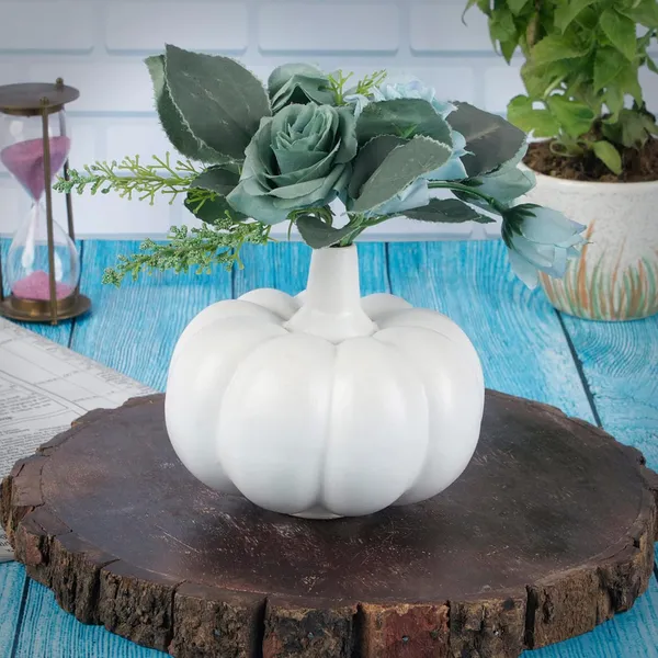 Kaddu_Shape_Ceramic_Vases_|_Planter_|_Flower_Pot_|_Bottle_Shape_With_Unique_Quality_For_Home_Decor_Center_Table_Bedroom_Side_Corners_Decoration_(White)