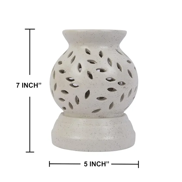 Ancient_Matki_Shape_Electric_Ceramic_Aroma_Oil_Diffuser/Natural_Air_Fragrance_For_Office/Home_Decor/Spa/Living_Room_(Arm-Bg-Ethnic)