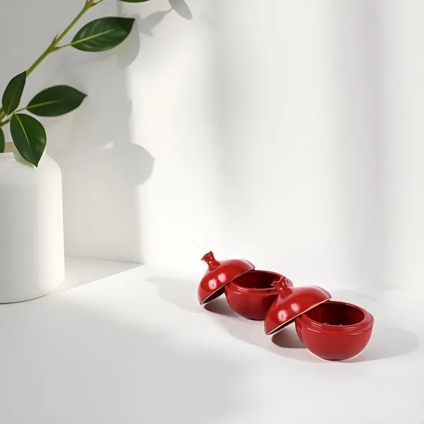 Hand_Pomegranate_Shape_Dry_Fruits_Bowl_With_Lid_|_Jars_For_Kitchen_Storage_&_Pickle_Containers_For_Dining_Table_For_Kitchen_&_Dinning_Table(Pack_Of_2)_Tray-Anar2