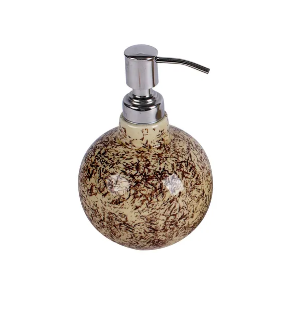Handicrafts_Shampoo_Dispenser_|_Liquid_Hand_Wash_Dispenser_|_Shower_Lotion_Gel_Liquid_Lotion_Soap_Dispenser_Bottle_Container_For_Kitchen_Bathroom_Accessories_(250_Ml,_Brown)_Soap-Brown