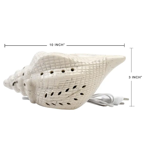 Handicrafts_Electric_Ceramic_Aroma_Oil_Diffuser/Burner_&_Shankh_Shape_Aroma_Oil_Diffuser_|_Diffuser_Burner_Oil_For_Room/Office/Home_Decor(Arm-Snk1)