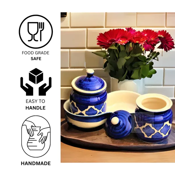 Ceramic_Jars_With_Lid_And_Holding_Tray_Multipurpose_Barni_For_Chutney,_Pickle_Jar_Storage_Container,_Dining_Table_Container_Set_(Pack_Of_2,_Multi-Color)