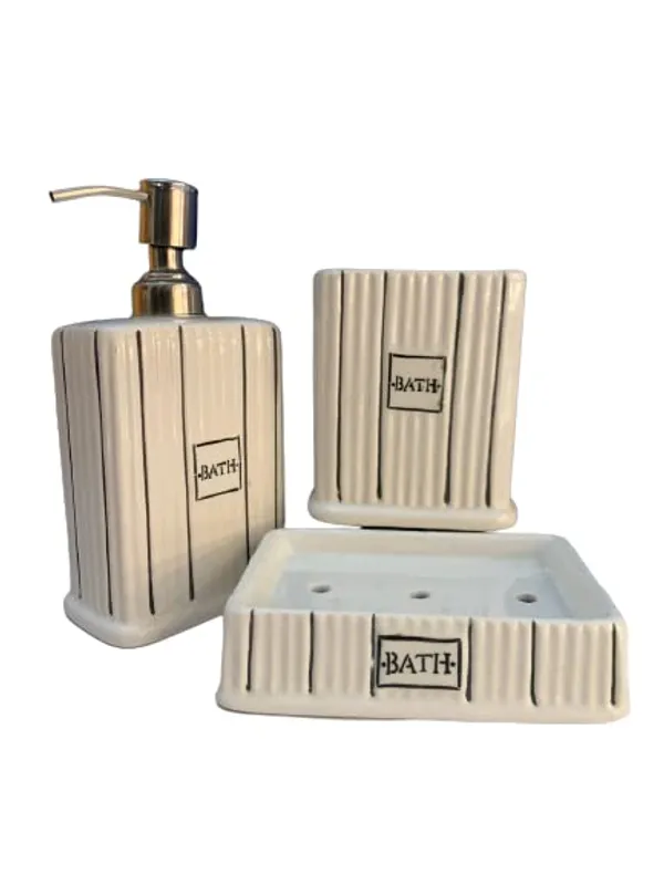 Ceramic_Bathroom_Accessories_Set_And_Organization_|_Liquid_Soap_Dispenser_Soap_Dish_Toothbrush_Holder_And_Tumbler_|_Soap_Dish_(Set_Of_1,_White)_Bath-White