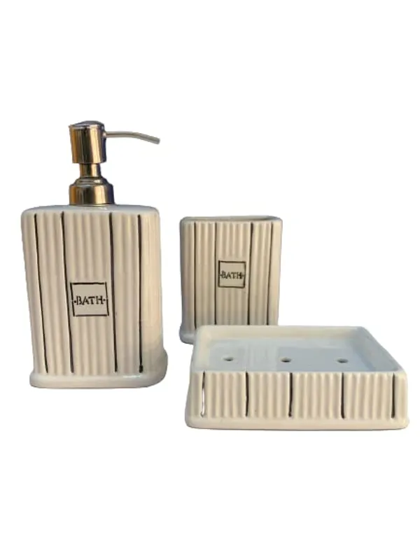 Ceramic_Bathroom_Accessories_Set_And_Organization_|_Liquid_Soap_Dispenser_Soap_Dish_Toothbrush_Holder_And_Tumbler_|_Soap_Dish_(Set_Of_1,_White)_Bath-White