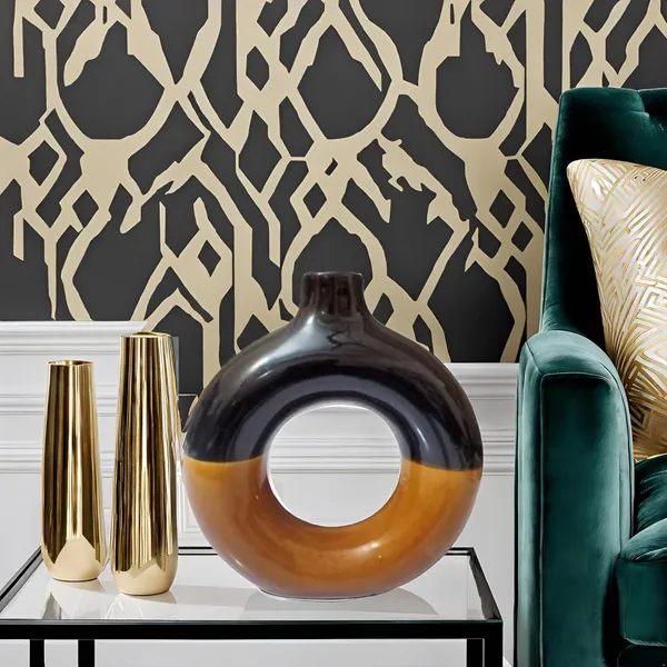 Ceramic_Vases_|_Planter_|_Flower_Pot_|_Ring_Shape_With_Unique_Quality_For_Beautiful_Home_Decor_Center_Table_Bedroom_Side_Corners_Decoration_Party_Centerpieces_(Black_Brown)