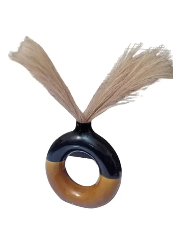 Ceramic_Vases_|_Planter_|_Flower_Pot_|_Ring_Shape_With_Unique_Quality_For_Beautiful_Home_Decor_Center_Table_Bedroom_Side_Corners_Decoration_Party_Centerpieces_(Black_Brown)