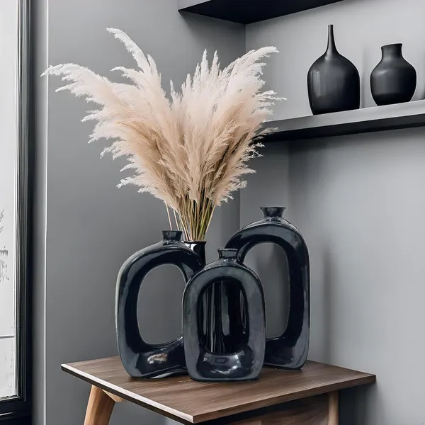 Handicrafts_Ceramic_Hollowed_Vase_|_Flower_Pampas_Grass_Vase_|_Minimalist_Bud_With_Unique_Quality_For_Home_Decor_Center_Table,_Flowers_Pot,_Bedroom_Side_Corners(Pack_Of_3,_Black)