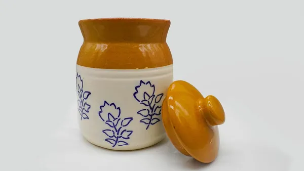 Handicrafts_Ceramic_Jars_Table_Pickle_Jar,_Jars_Containers_For_Storage,_Handmade_Pickle_Jar_Set_With_Lid,_Cookie_Jar_(1000Ml)